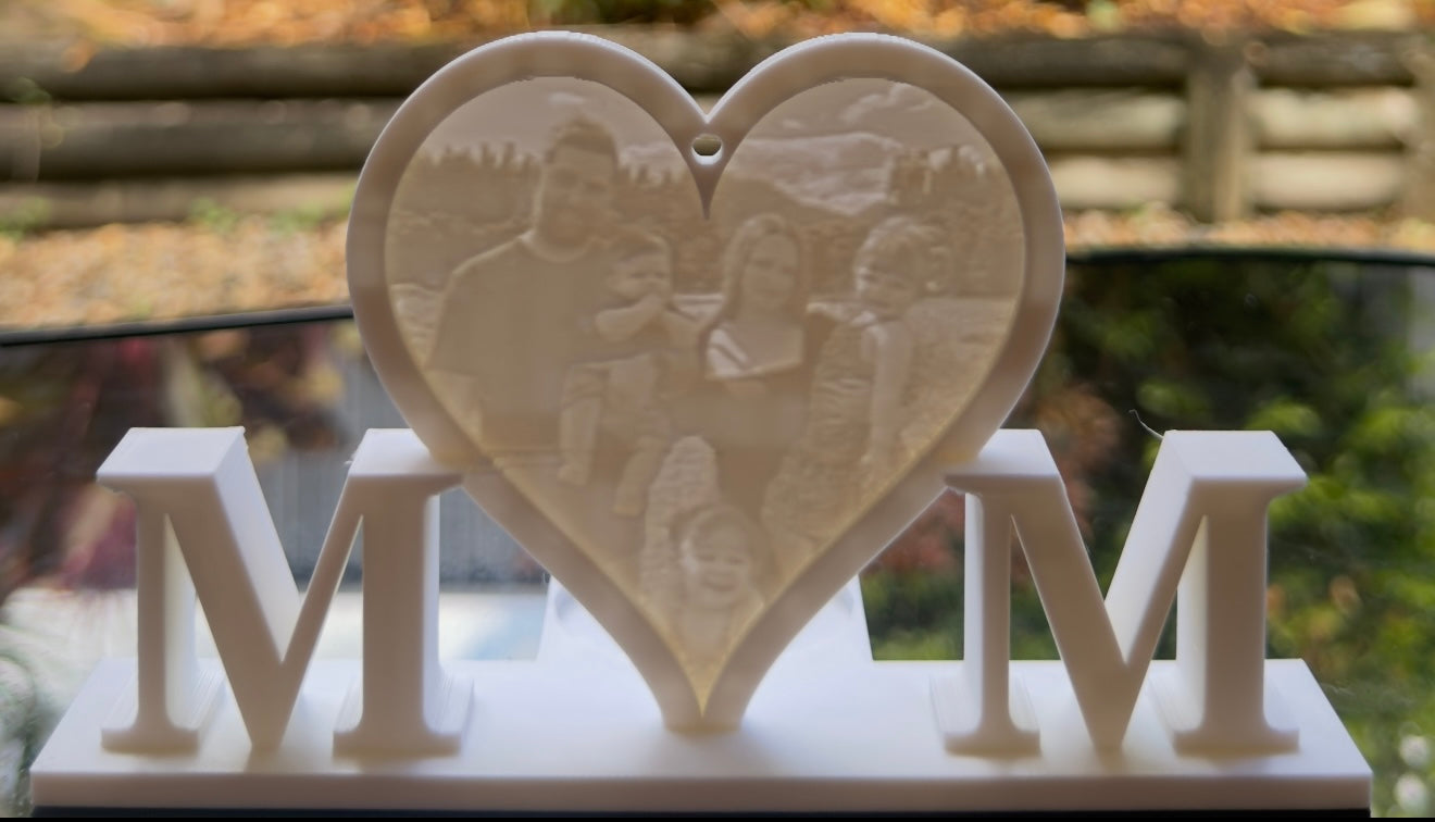 Mum Custom Loveheart Light