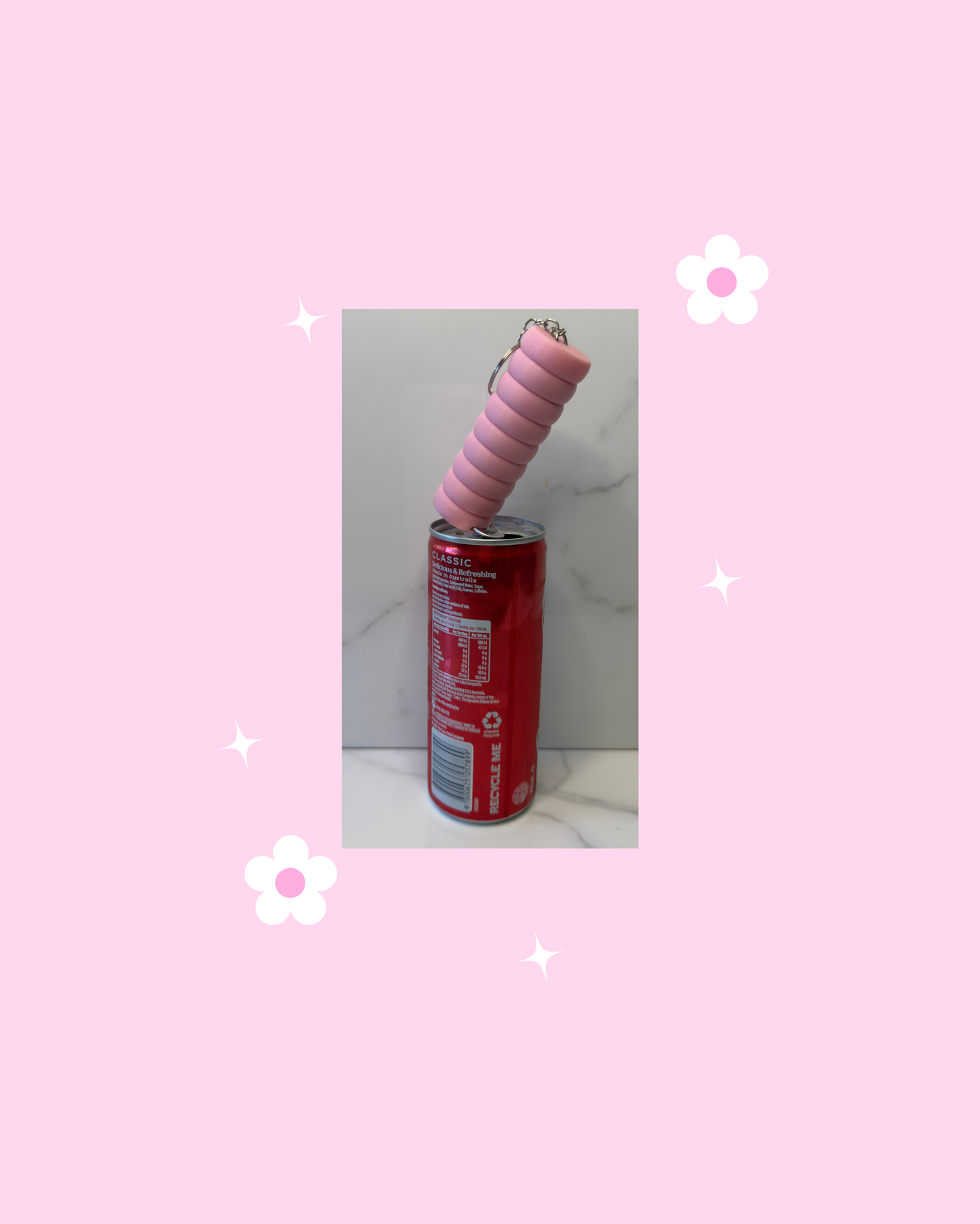 Bubble Lip Balm Holder With Can Opener